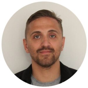 Porträtt av gruppledare Philip.